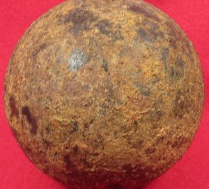 Confederate Six Pounder Spherical Case-Shot Artillery Shell